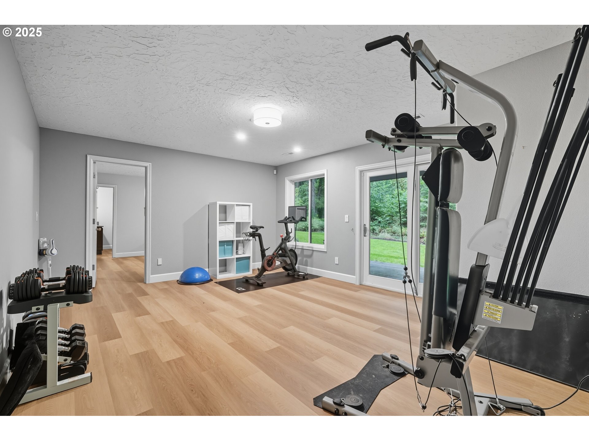 1109 Northwest Frazier Court Portland, OR 97229 - Photo 34 of 44 a view of a room with gym equipment