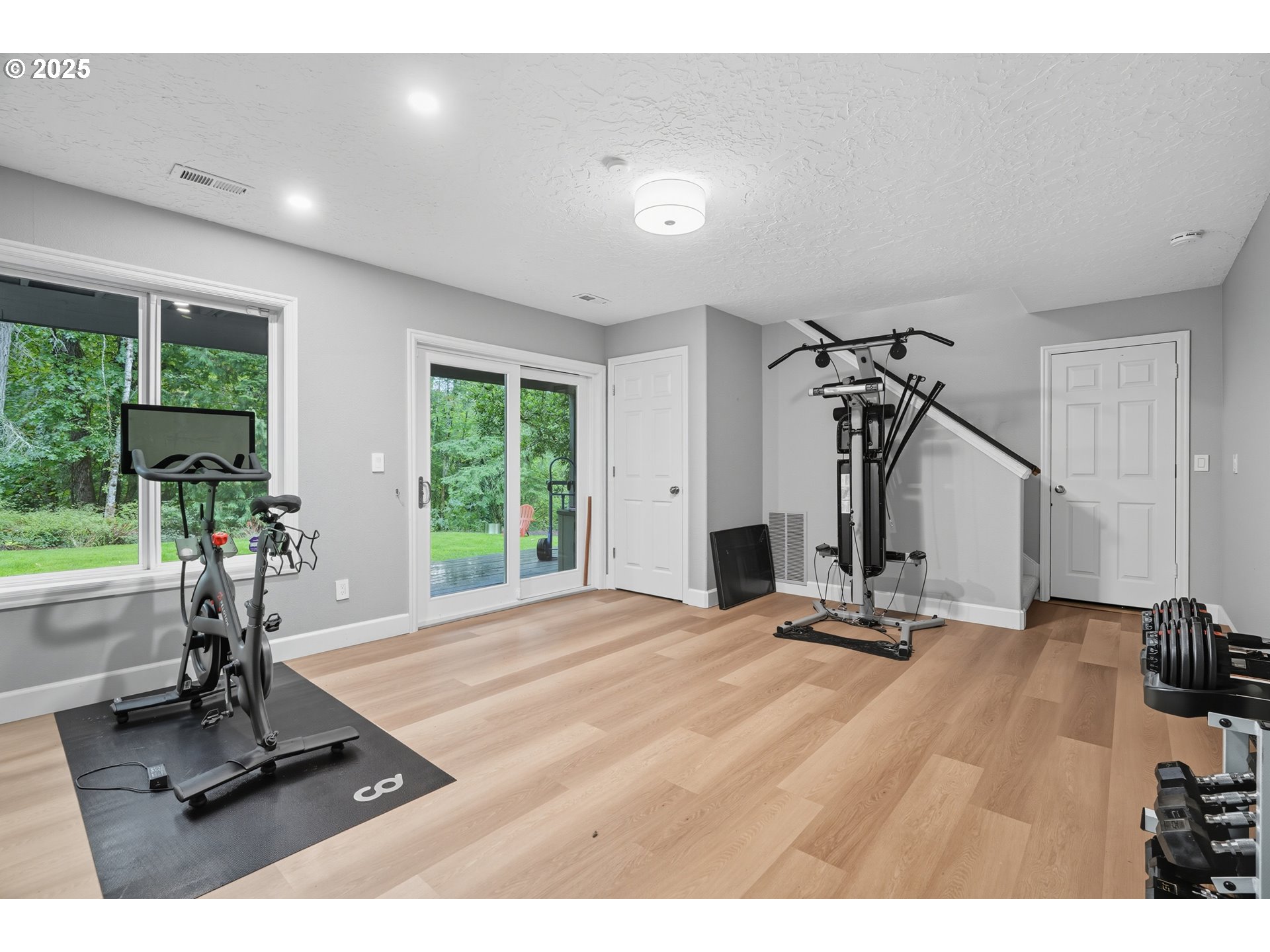 1109 Northwest Frazier Court Portland, OR 97229 - Photo 35 of 44 a view of a room with gym equipment