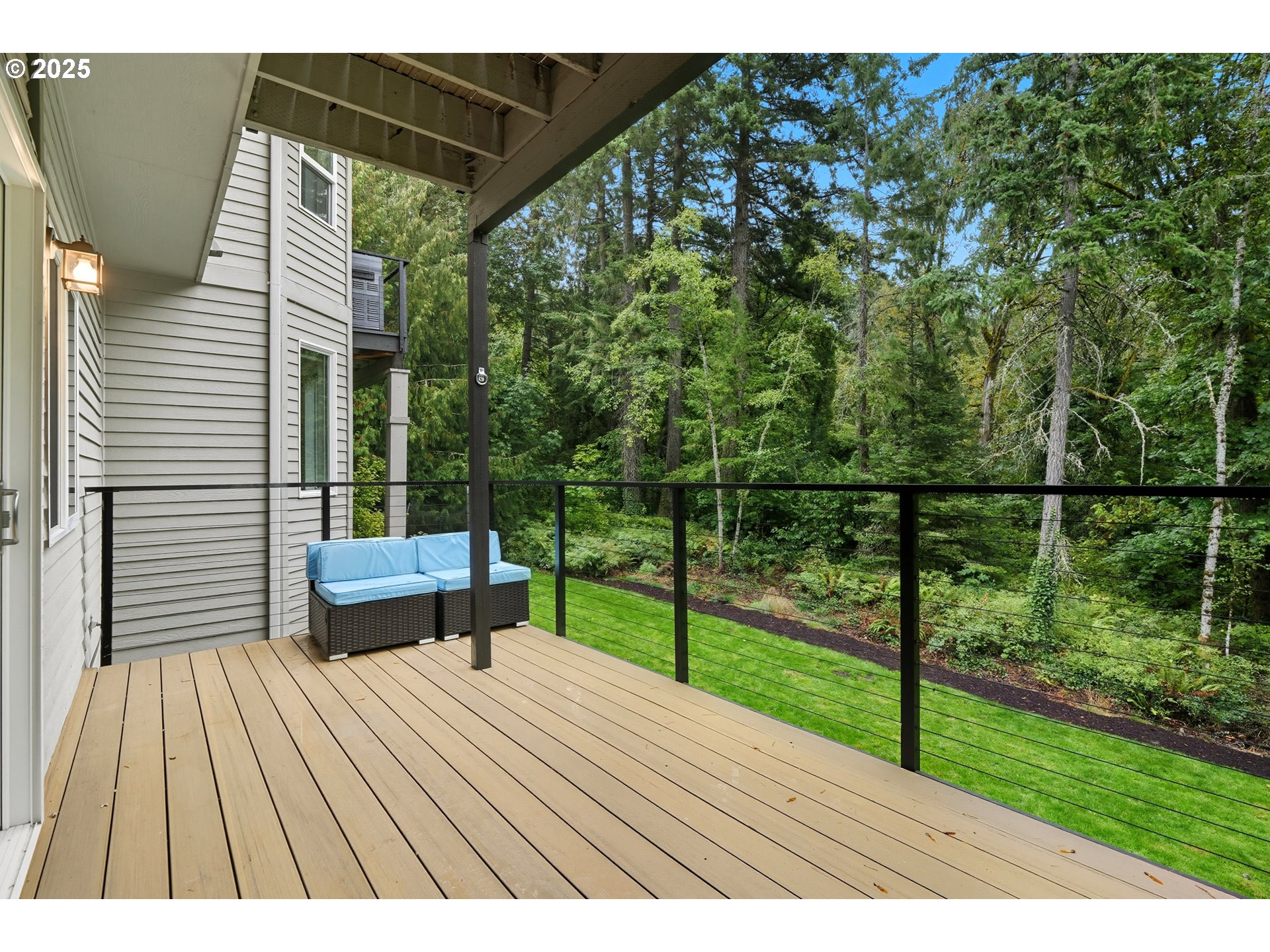1109 Northwest Frazier Court Portland, OR 97229 - Photo 38 of 44 a view of a deck with wooden floor and outdoor space