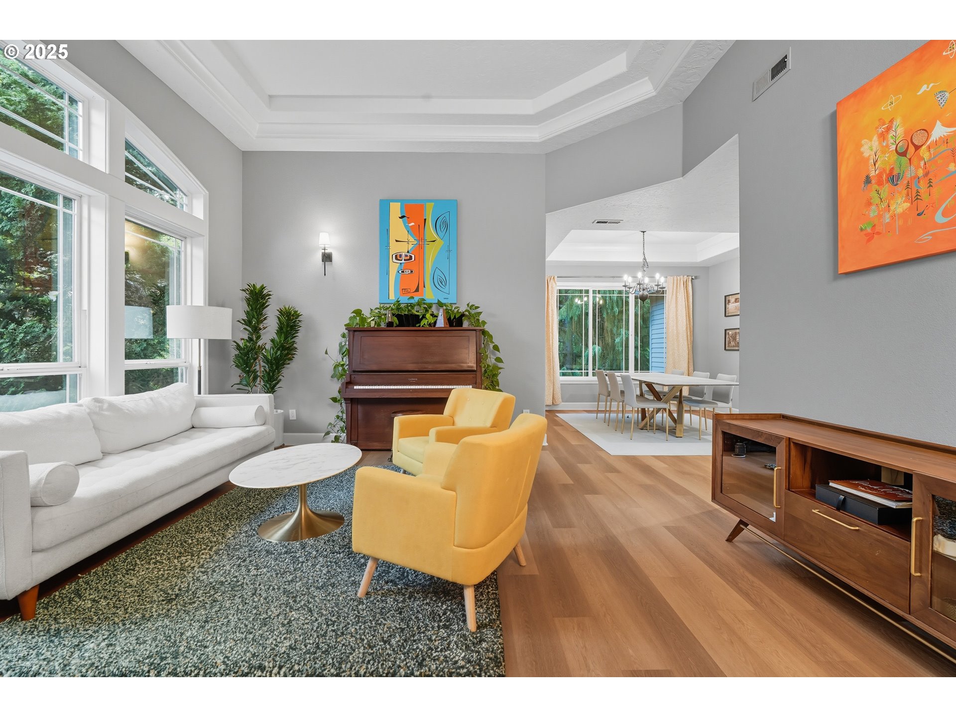 1109 Northwest Frazier Court Portland, OR 97229 - Photo 6 of 44 a living room with furniture and a flat screen tv