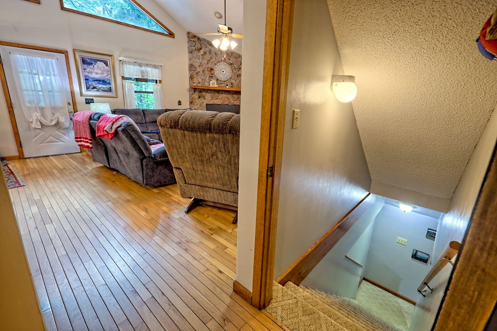773 Rolling Oaks Road Murphy, NC 28906 - Photo 42 of 72 a living room with furniture and a flat screen tv