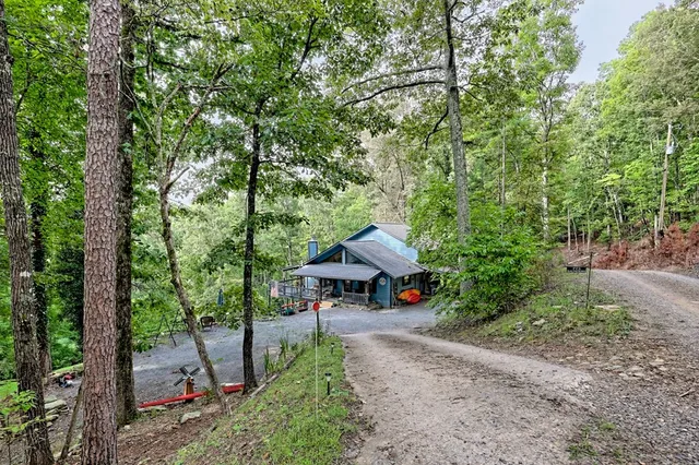 a outdoor living space with furniture