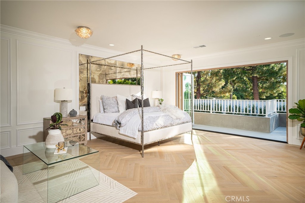 17 Boardwalk Newport Beach, CA 92660 - Photo 17 of 58 a bedroom with a bed and a large window