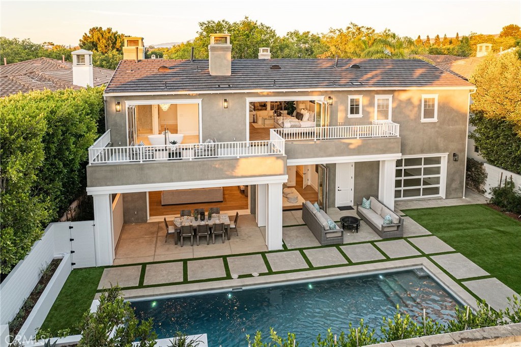 17 Boardwalk Newport Beach, CA 92660 - Photo 49 of 58 an aerial view of a house with a yard