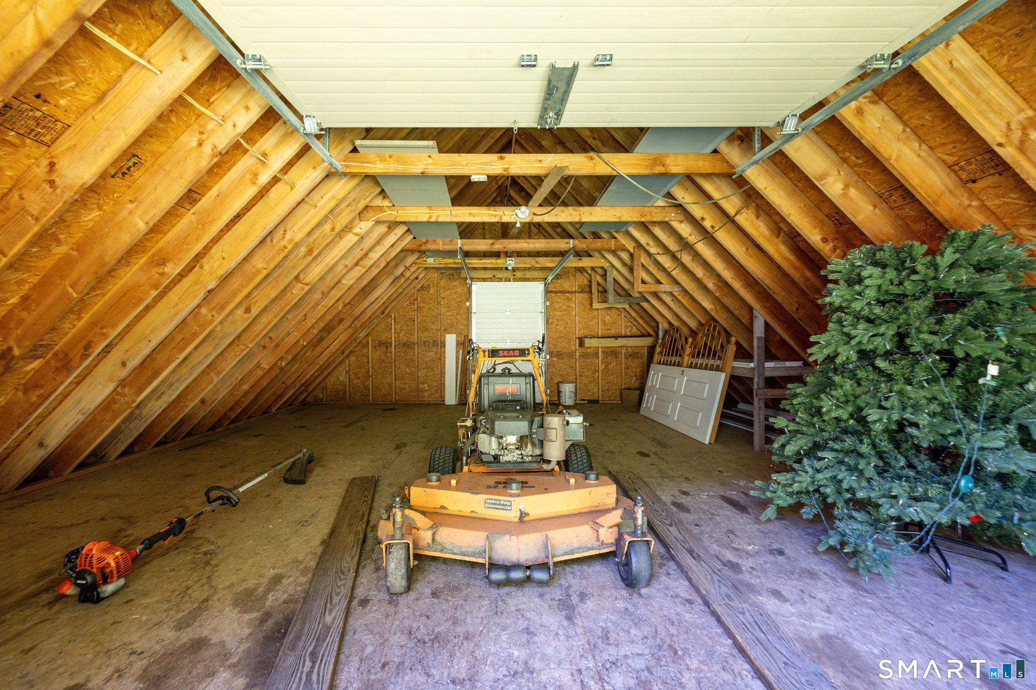 265 Lead Mine Brook Road Harwinton, CT 06791 - Photo 8 of 40 ** Inside the upper level of two-story detached garage