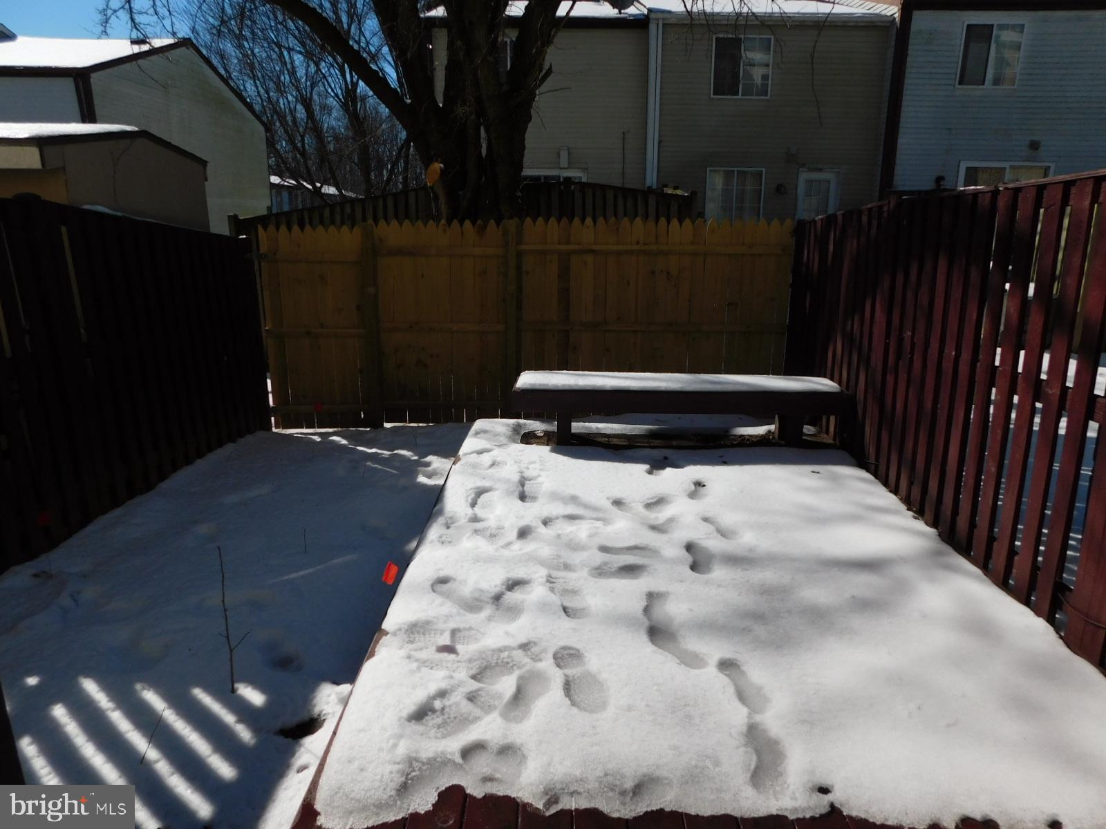12524 Cross Ridge Way Germantown, MD 20874 - Photo 15 of 16 Rear Yard With Deck