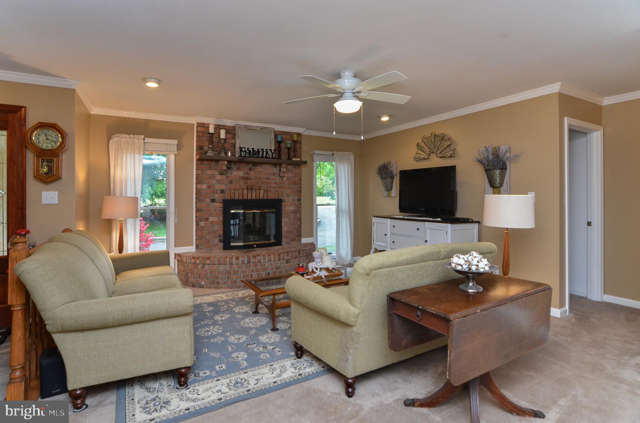 6129 Igo Road King George, VA 22485 - Photo 4 of 67 Brick Wood Burning Fireplace in Living Room!