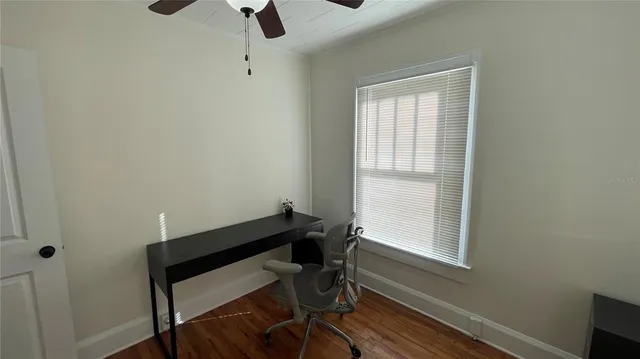 wooden floor in an empty room