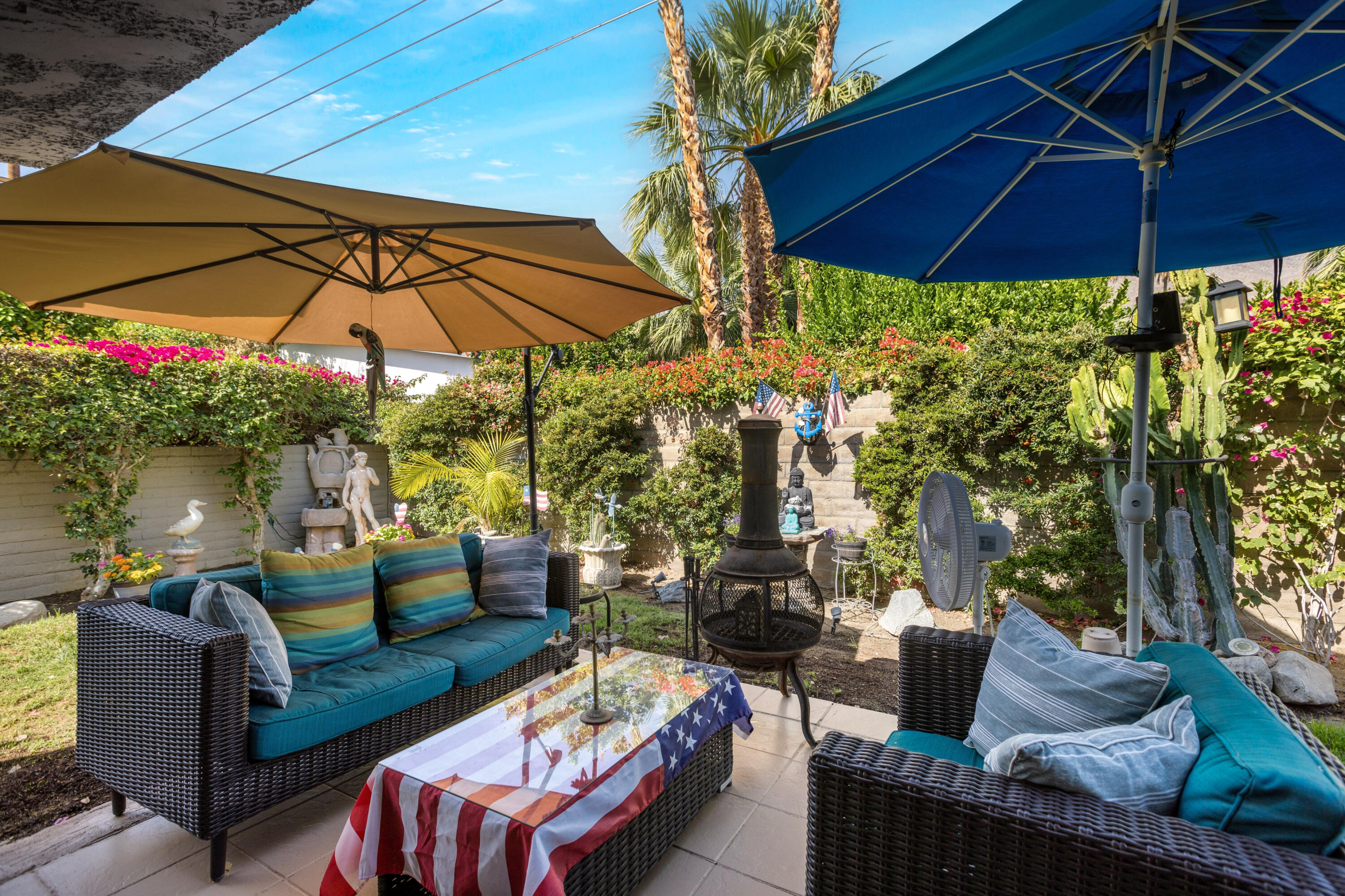 1111 Ramon Road, Unit 106 Palm Springs, CA 92264 - Photo 20 of 42 Patio #1