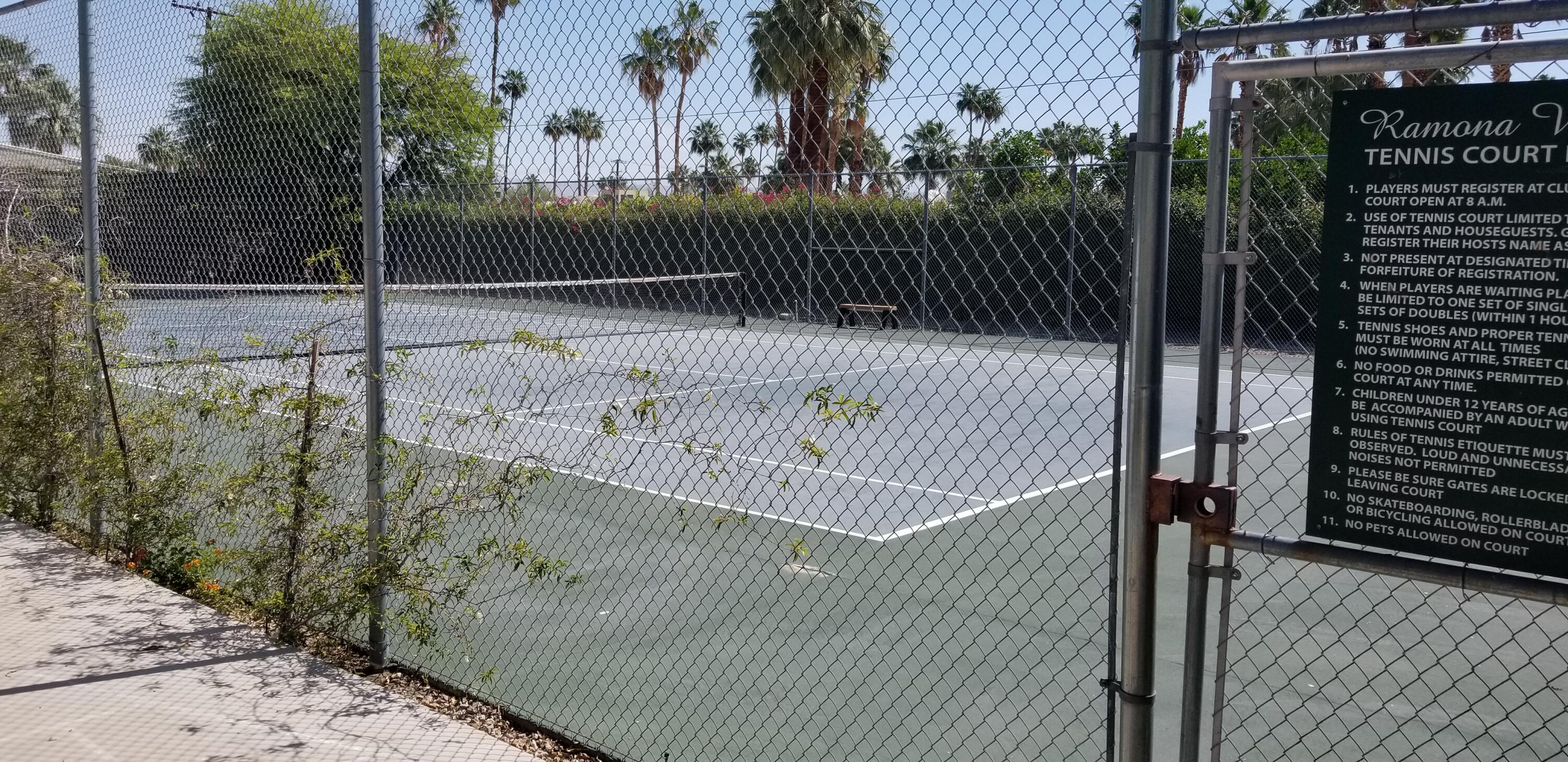 1111 Ramon Road, Unit 106 Palm Springs, CA 92264 - Photo 42 of 42 Tennis Court