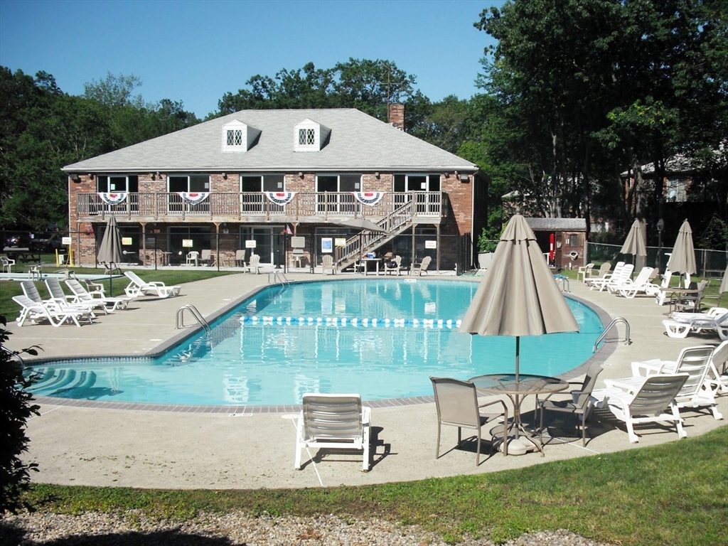 35 Fernview Avenue, Unit 5 North Andover, MA 01845 - Photo 26 of 32 an aerial view of a house with swimming pool garden and patio