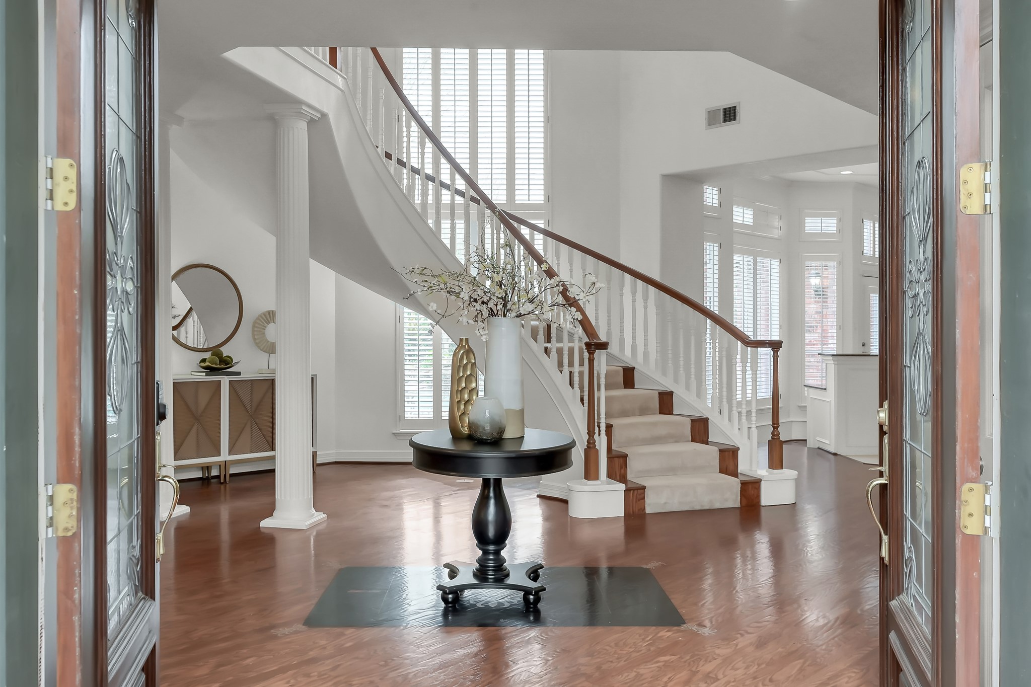 16403 Agusta Court Spring, TX 77379 - Photo 5 of 36 a view of entryway and hall with wooden floor