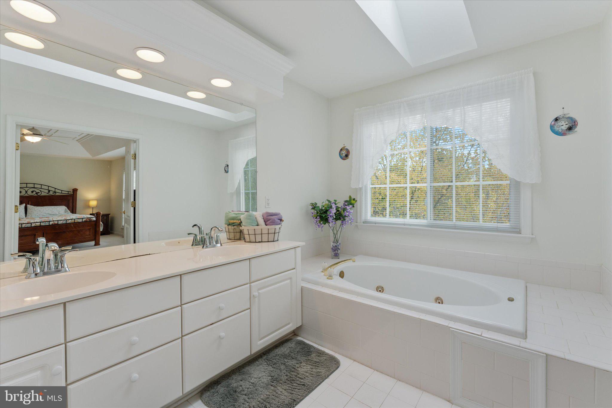 20900 Trinity Square Sterling, VA 20165 - Photo 12 of 46 a bathroom with a tub sink and mirror