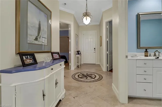 a kitchen with a stove and cabinets