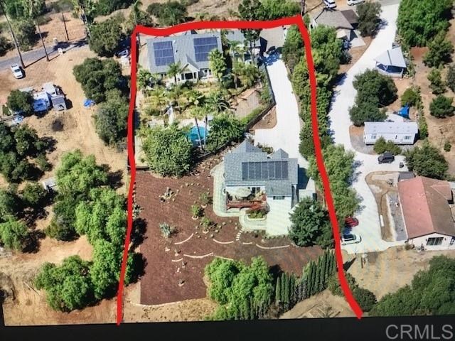 View of Lot and Both Houses