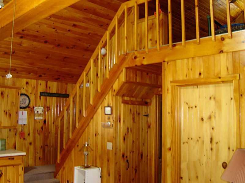 738 Beaulieu Road St. David, ME 04773 - Photo 13 of 33 Stairs/Stairway. Heading up to the...