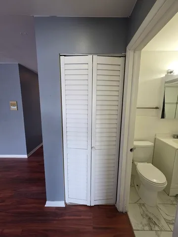 a view of an entryway door