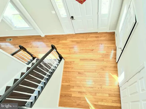 a view of wooden floor