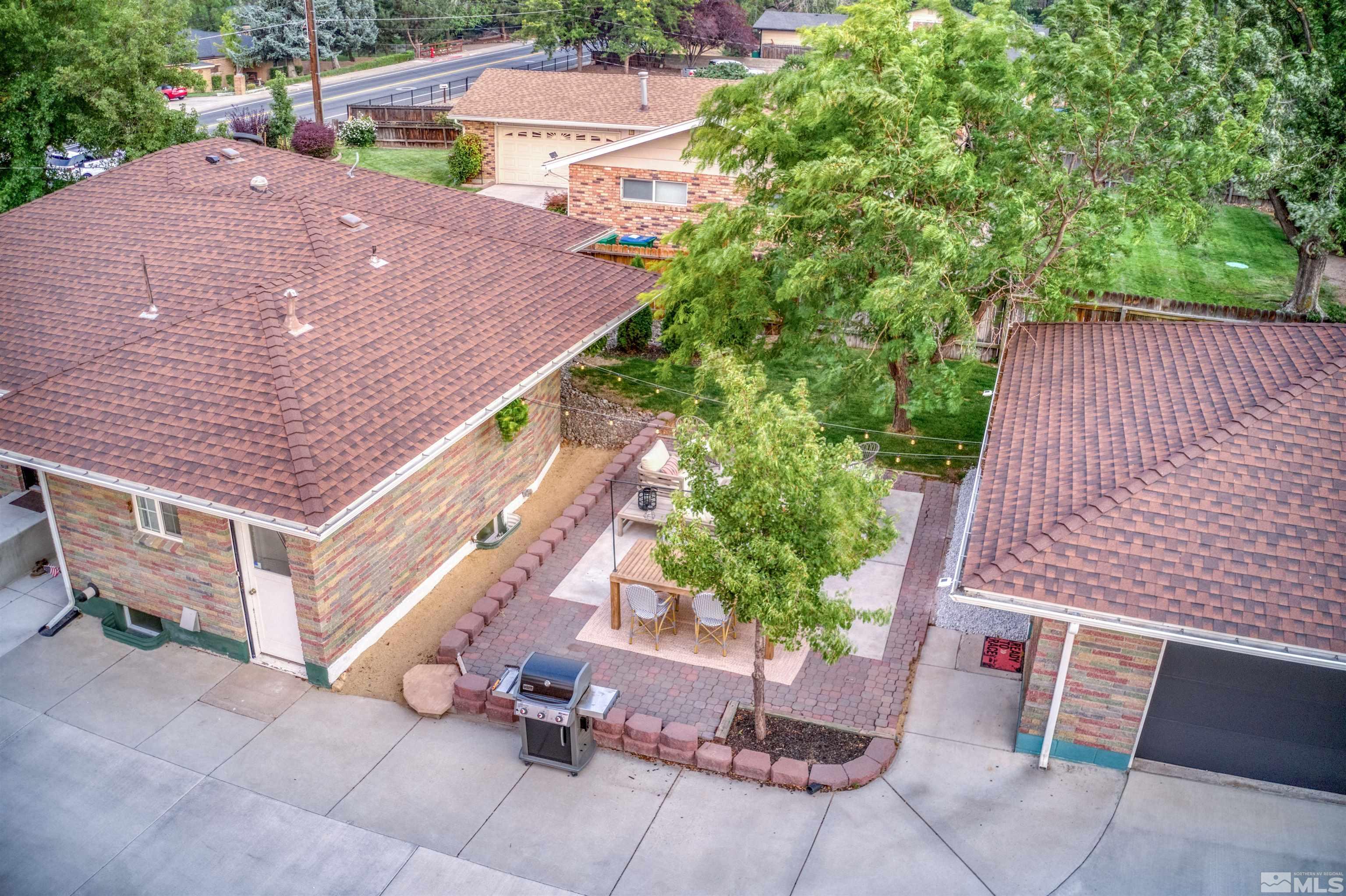 1795 Hunter Lake Drive Reno, NV 89509 - Photo 20 of 32 a aerial view of a house with a yard