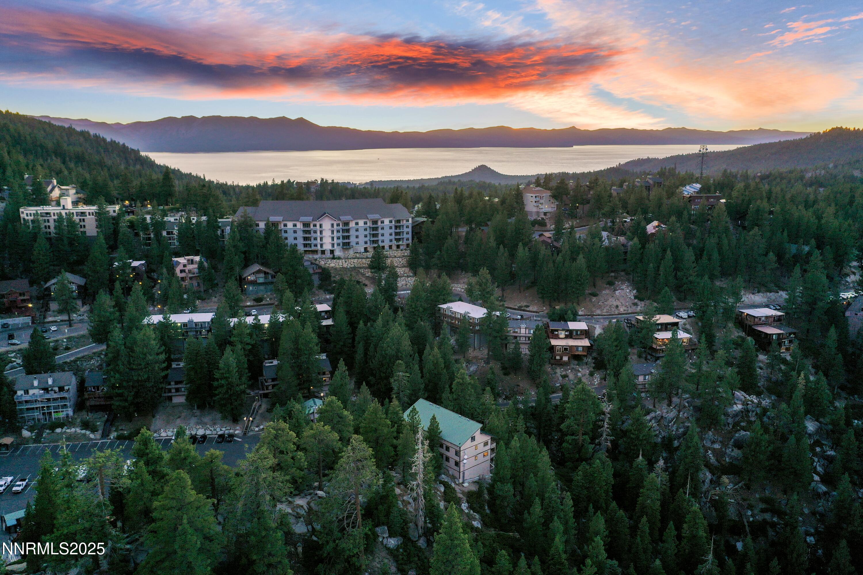 305 Galaxy Lane, Unit 3 Stateline, NV 89449 - Photo 40 of 49 a view of a city with sunset view