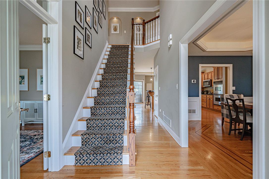 6000 Pond View Terrace Bath, PA 18014 - Photo 13 of 69 A grand entrance with gleaming hardwood floors sets the stage for this inviting home.