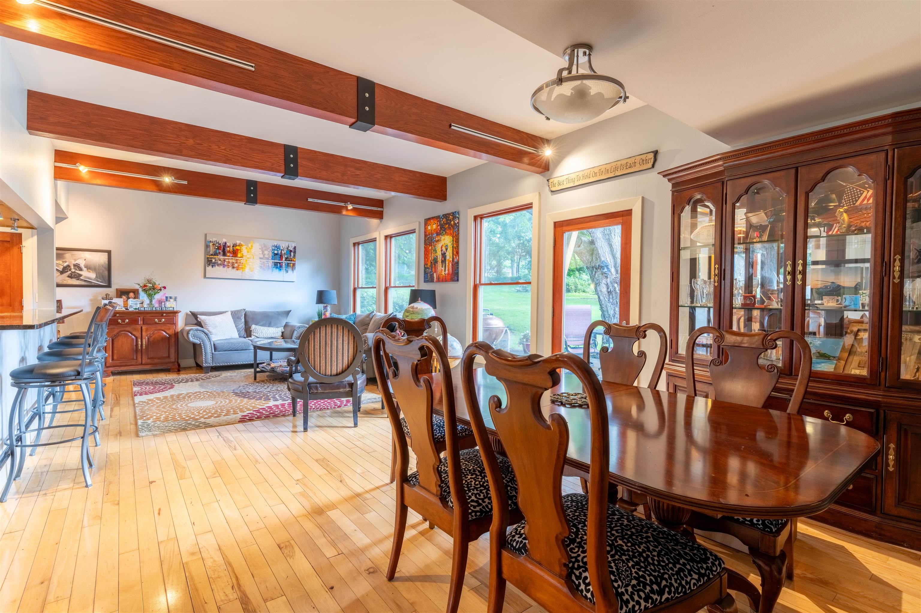 4609 Brookview Road Rockford, IL 61107 - Photo 14 of 44 a view of a dining room with furniture window and outside view