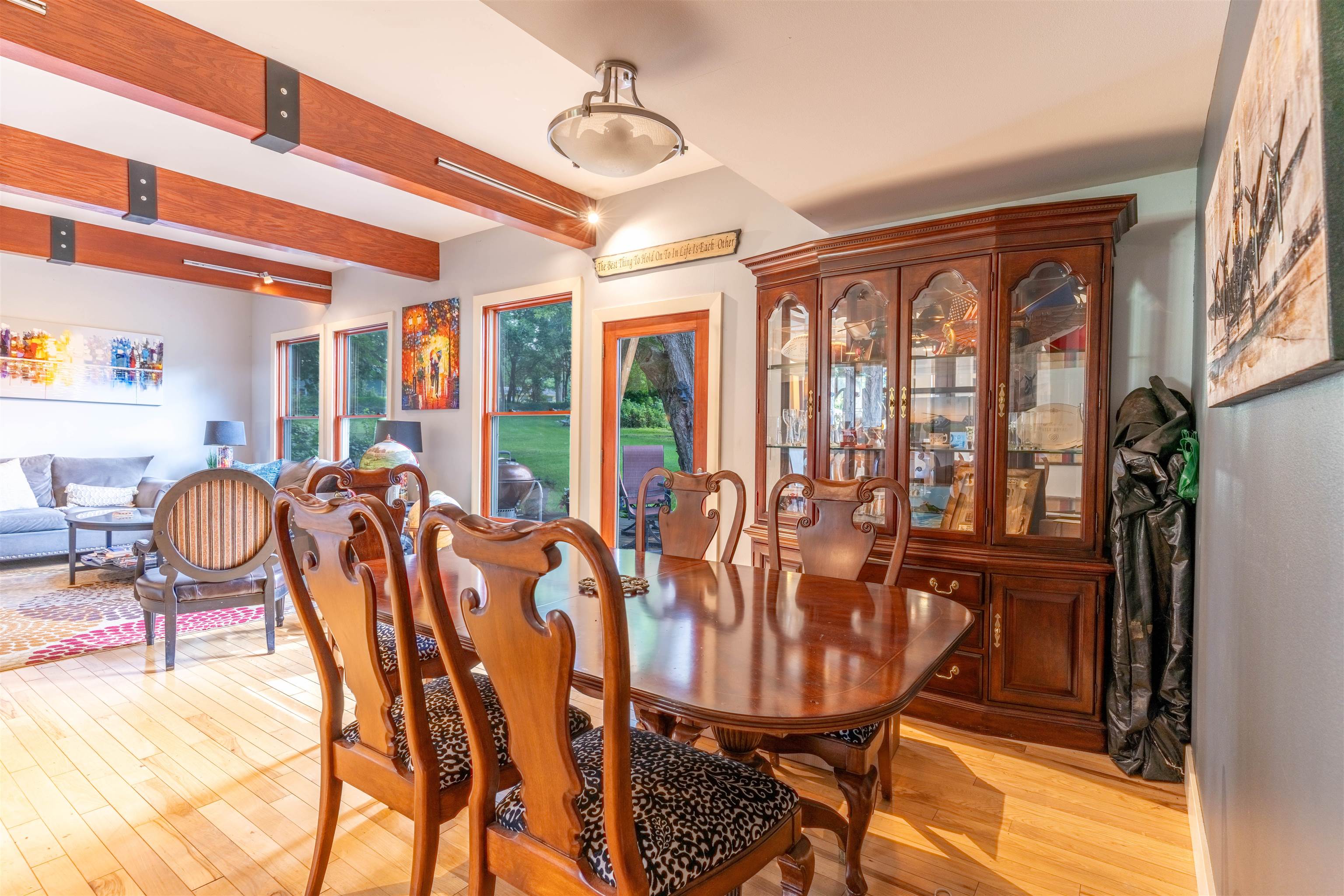 4609 Brookview Road Rockford, IL 61107 - Photo 15 of 44 a view of a dining room with furniture window and outside view