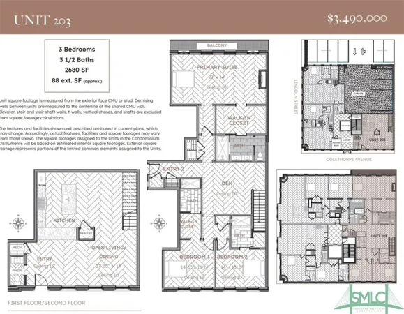 $3,490,000 | 302 East Oglethorpe Avenue, Unit 203, Savannah, GA 31401