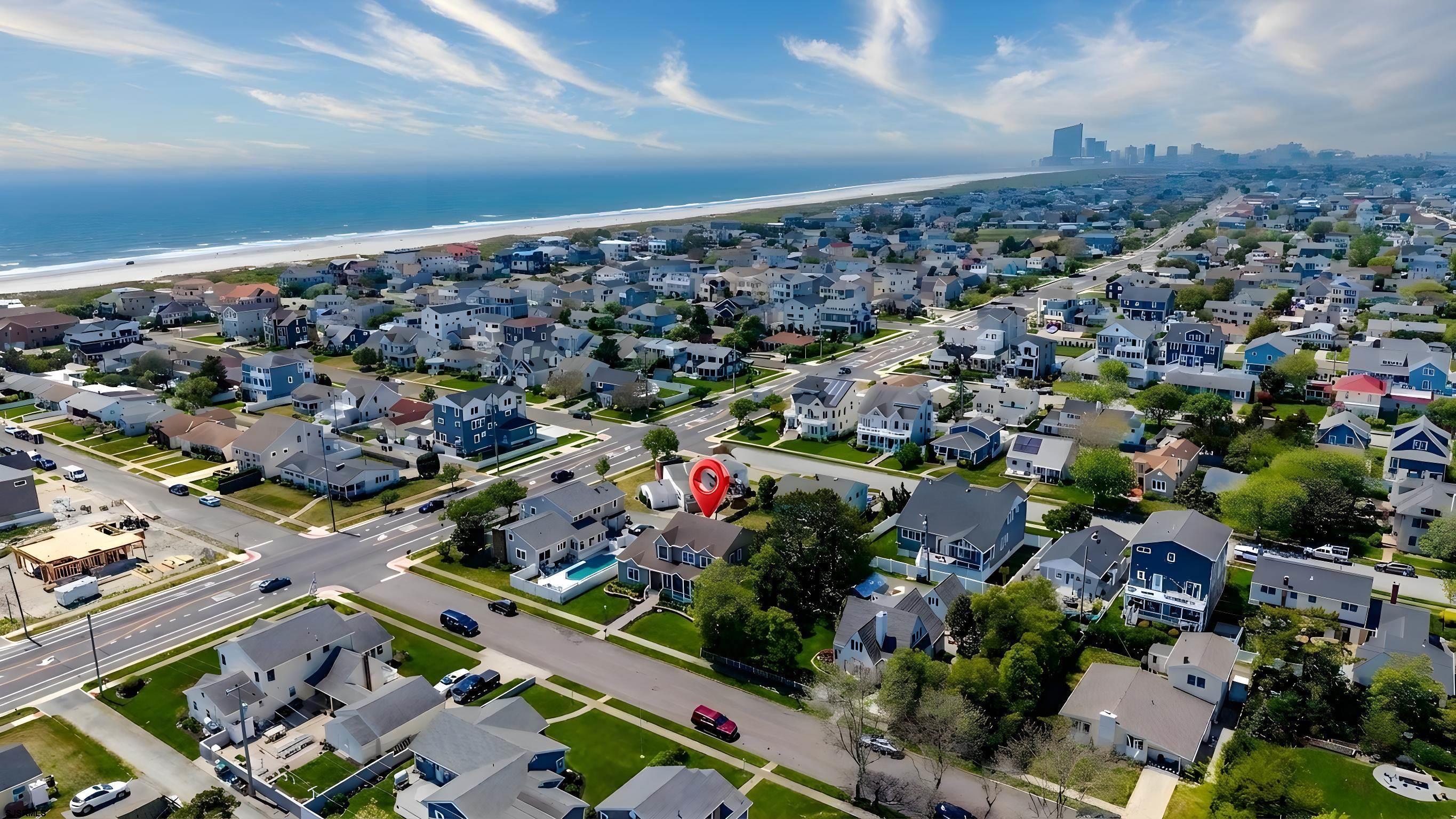 212 17th Street South Brigantine, NJ 08203 - Photo 36 of 37 an aerial view of a city
