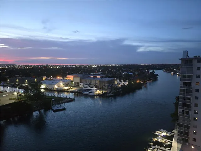 a view of city and lake