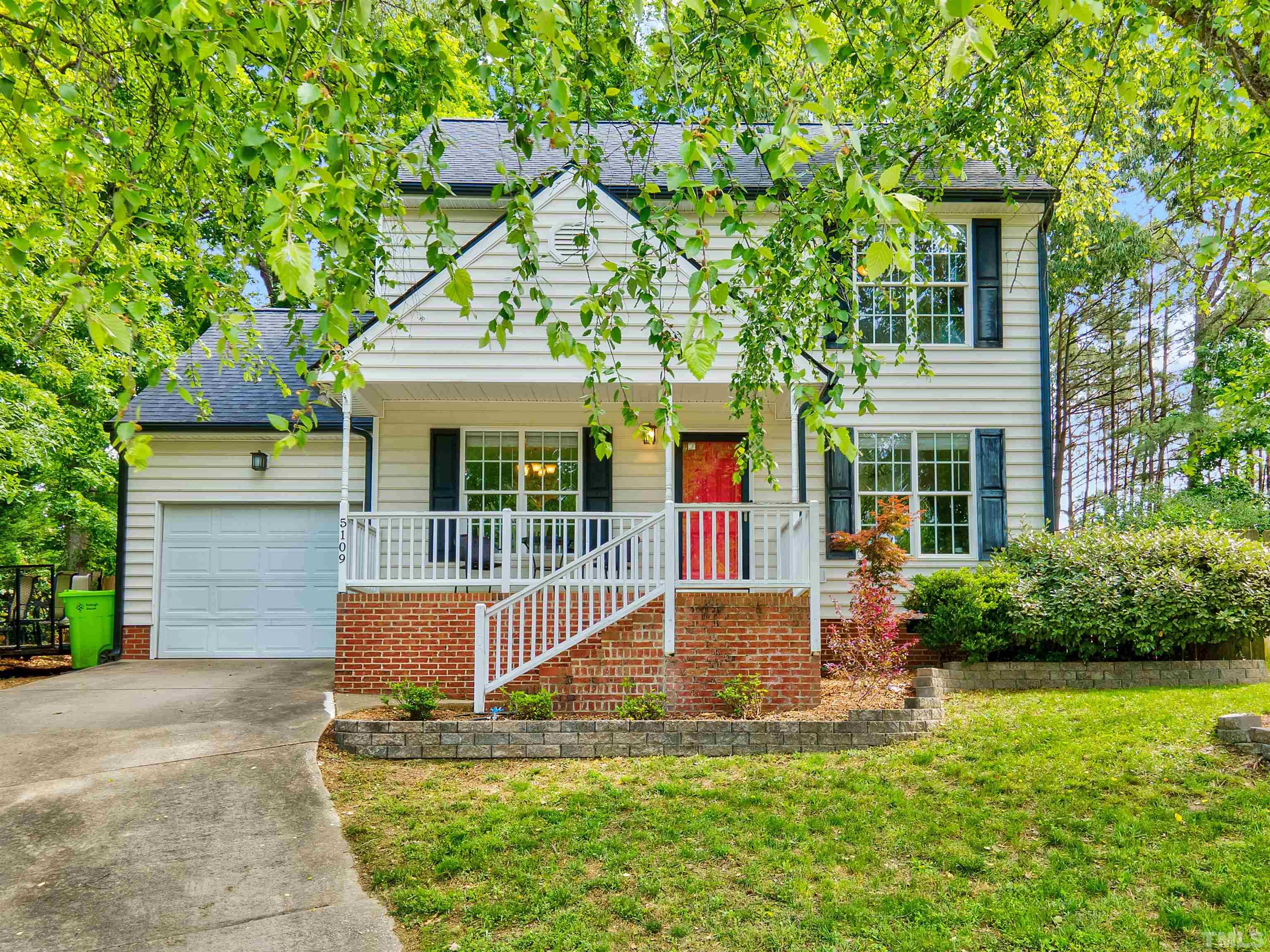 5109 Antler Ridge Court Raleigh, NC 27616 - Photo 2 of 30 front view of house with a yard