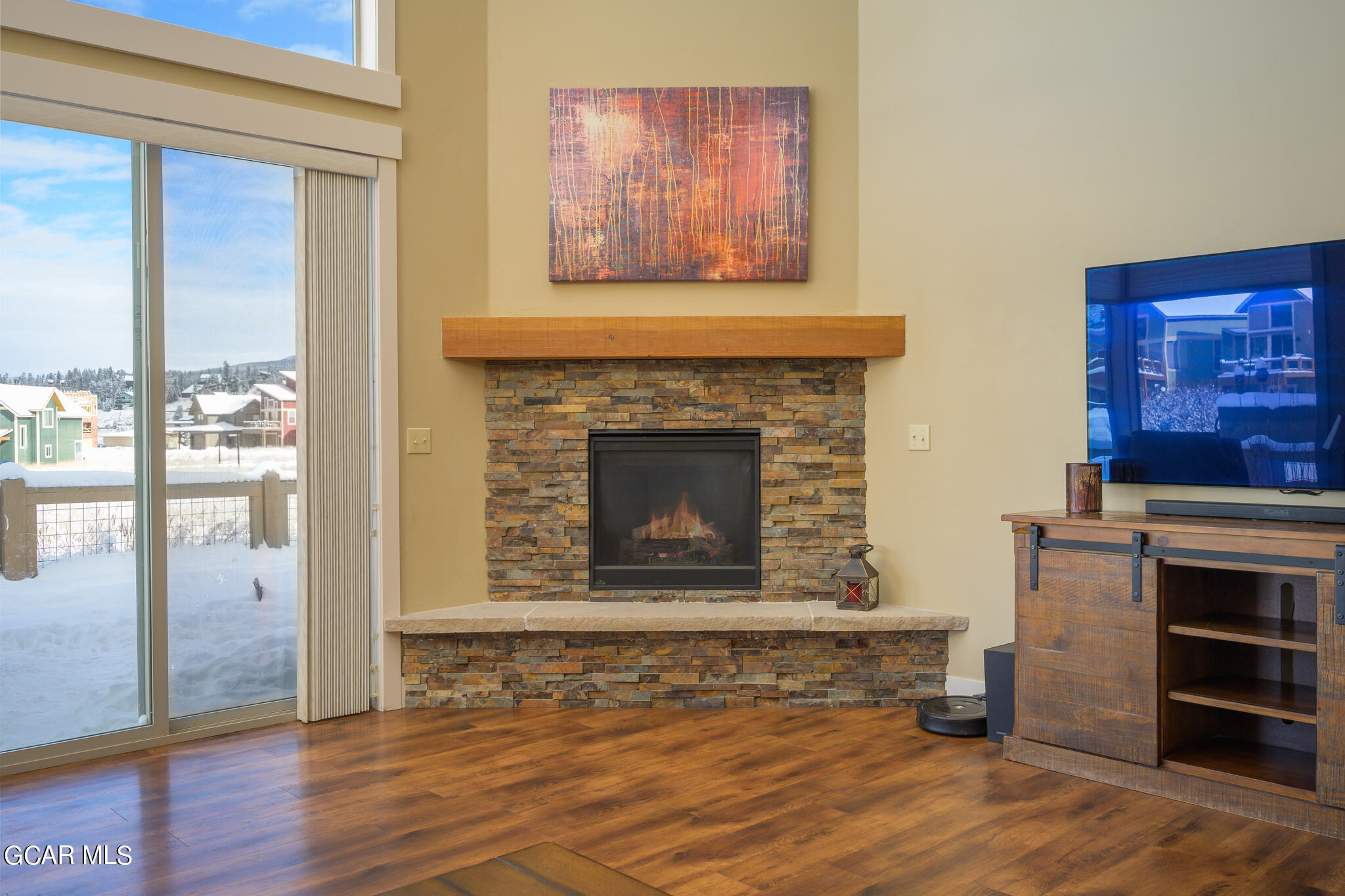 147 Elk Ranch Road Fraser, CO 80442 - Photo 3 of 27 Main Level Fireplace