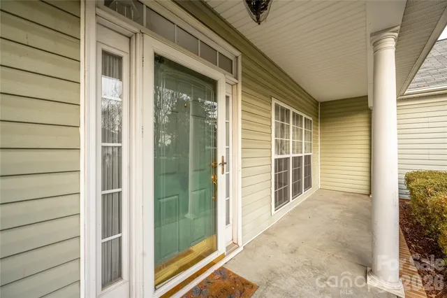 a view of front door