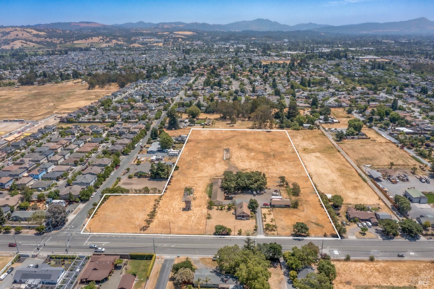 2082 Fulton Road Santa Rosa, CA 95403 - Photo 20 of 28 an aerial view of residential houses with outdoor space