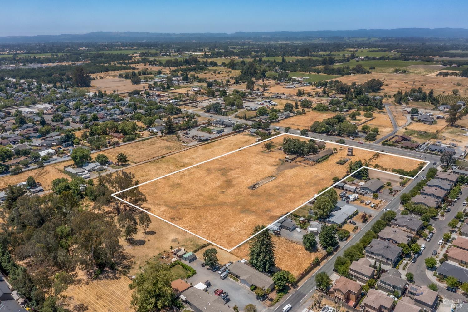 2082 Fulton Road Santa Rosa, CA 95403 - Photo 22 of 28 an aerial view of residential houses with outdoor space