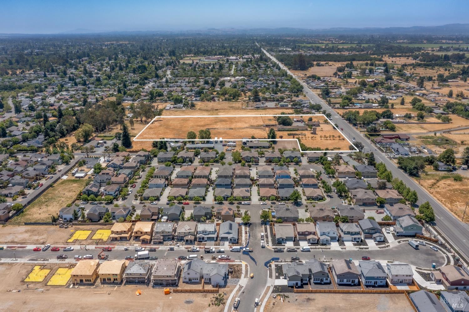 2082 Fulton Road Santa Rosa, CA 95403 - Photo 26 of 28 an aerial view of a city