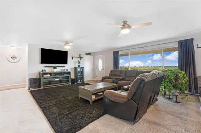 a view of an ocean and beach