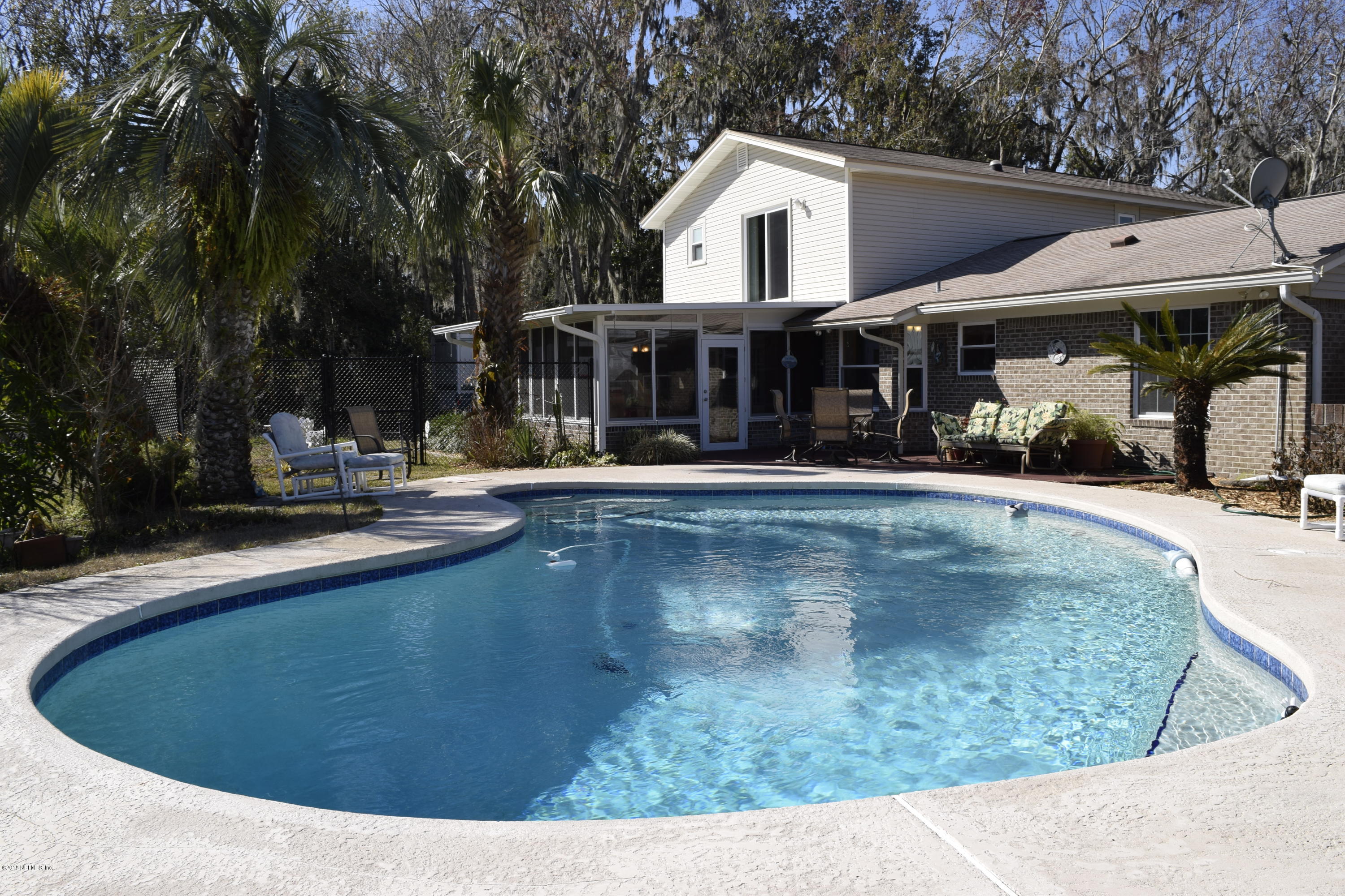 3569 Sheldon Road Orange Park, FL 32073 - Photo 64 of 85 pool to back of home
