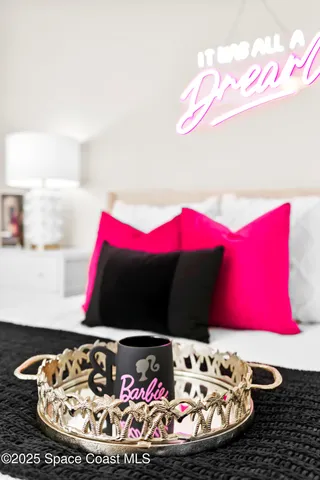 a view of a living room with furniture