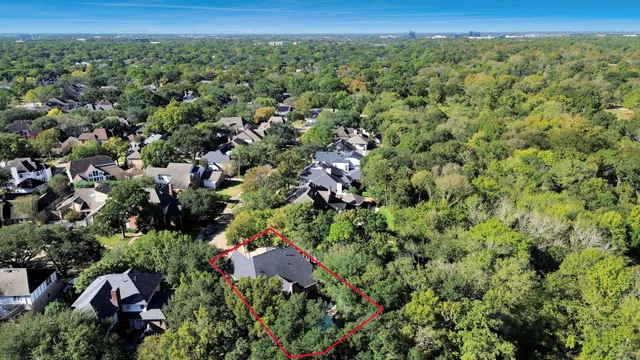 a view of a park with swings and slides