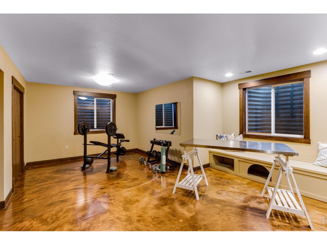 4214 Rolling Gate Road Fort Collins, CO 80526 - Photo 43 of 48 Added 5th Bedroom, or craftroom or studio or workout room! Separate closet area with utility sink. Exceptional flexspace!