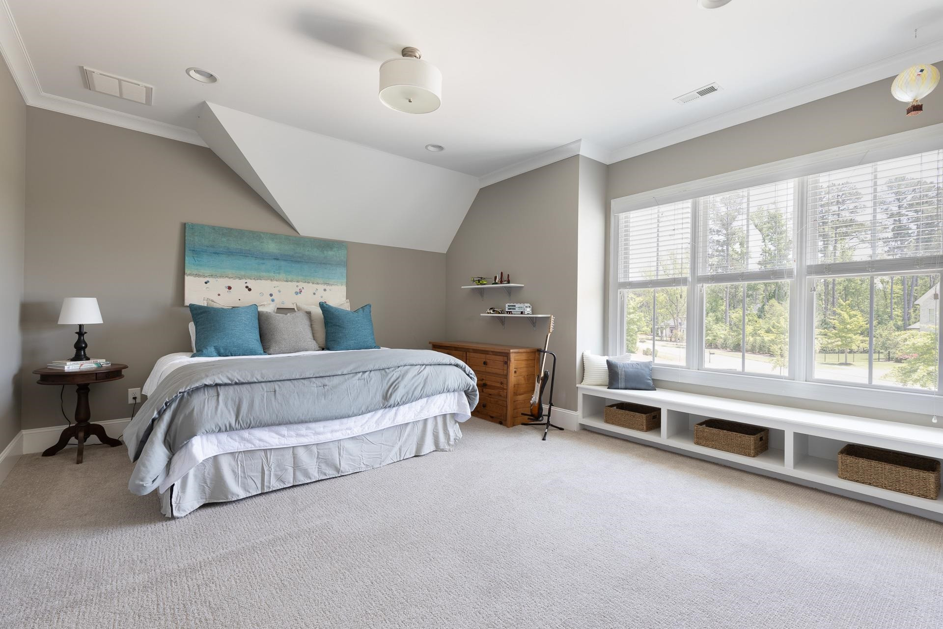 116 Turner Ridge Circle Durham, NC 27713 - Photo 39 of 63 a bed room with a bed and a large window