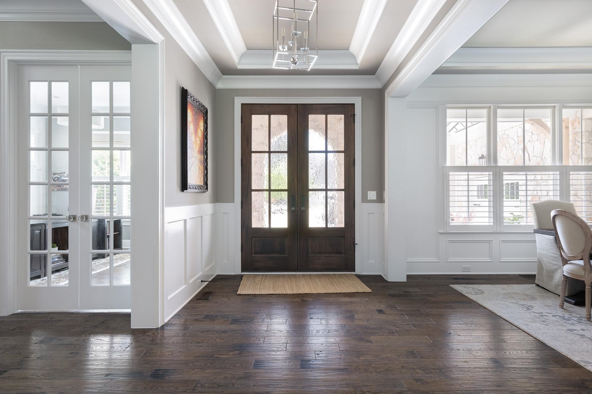 116 Turner Ridge Circle Durham, NC 27713 - Photo 6 of 63 a view of front door with entryway and wooden floor
