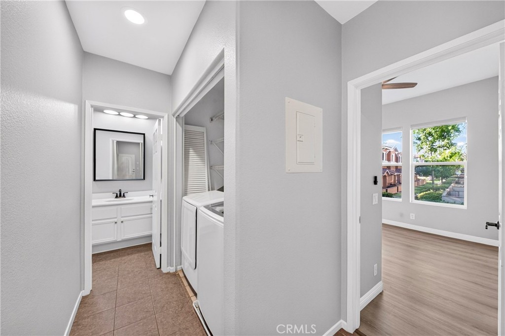 2260 Clark Drive Fullerton, CA 92833 - Photo 12 of 21 Hallway to Upstairs 2nd Bedroom