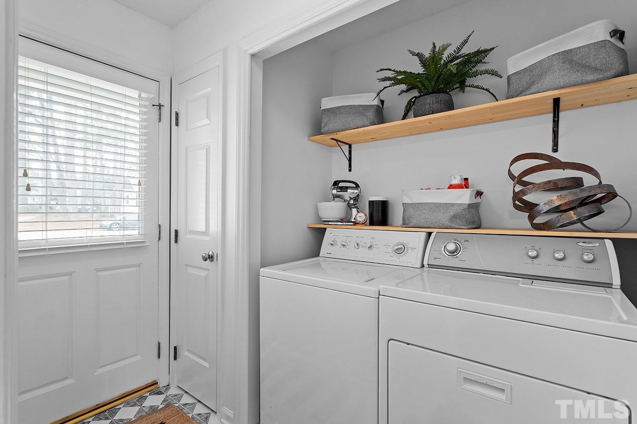 4428 Liverpool Lane Raleigh, NC 27604 - Photo 10 of 24 a utility room with dryer and washer