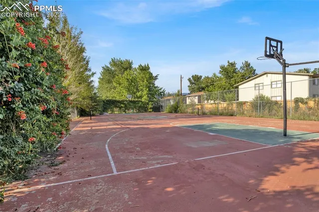 a view of basketball court