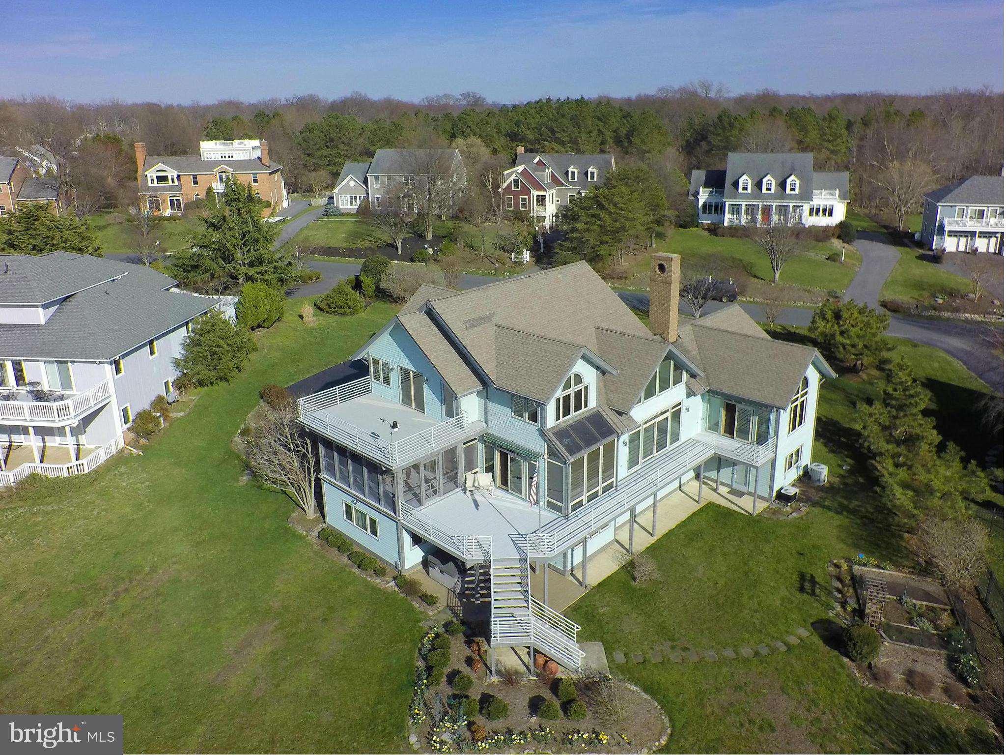 3410 Hidden River View Road Annapolis, MD 21403 - Photo 26 of 30 Incredible design, aerial view