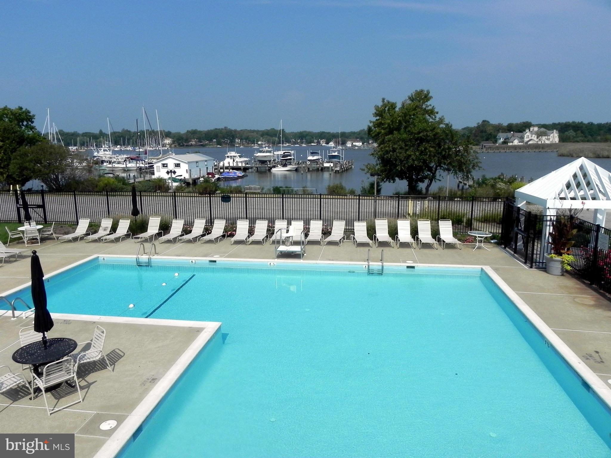 3410 Hidden River View Road Annapolis, MD 21403 - Photo 27 of 30 Community waterside pool, marina, clubhouse