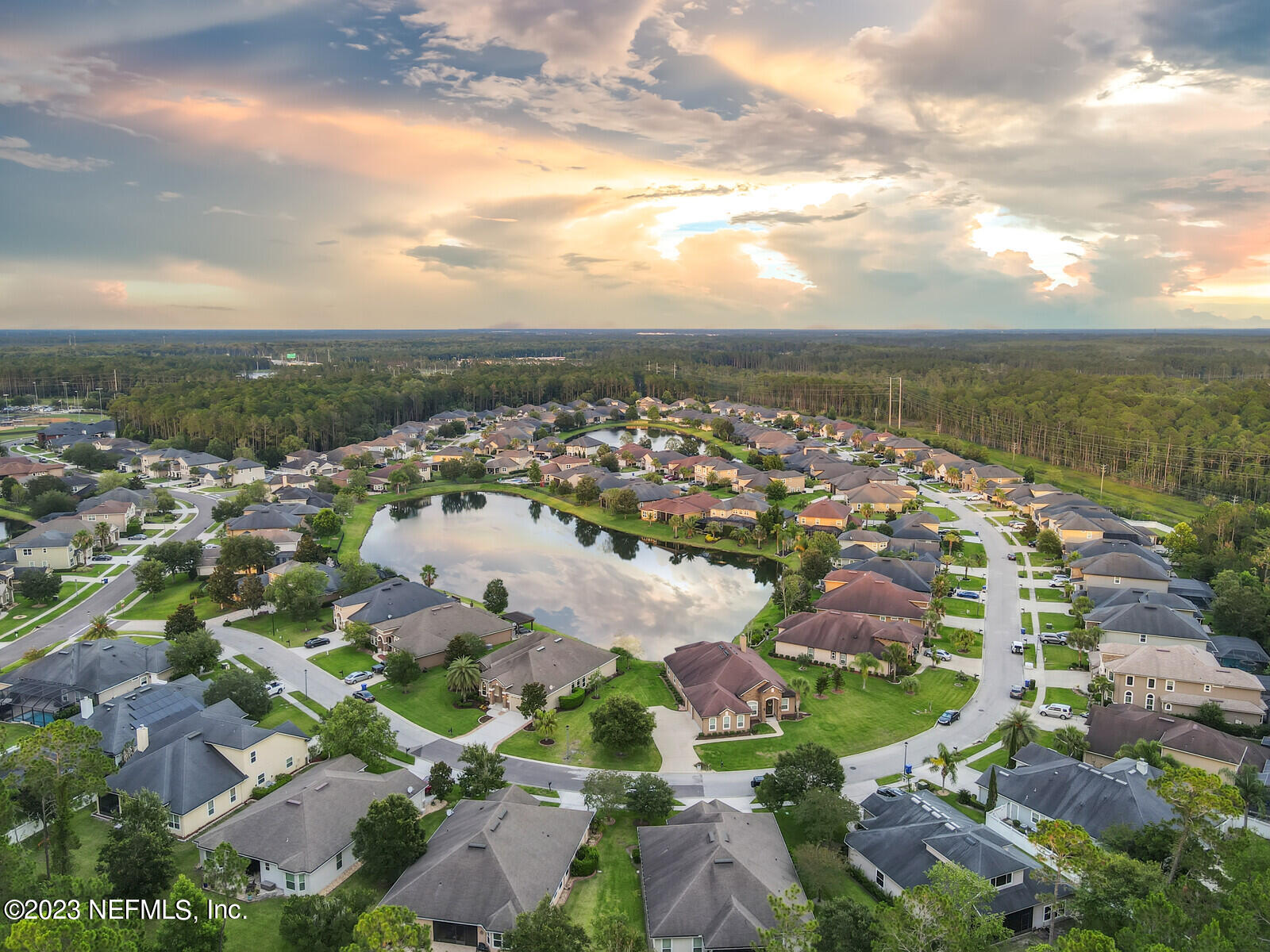 291 Ellsworth Circle St. Johns, FL 32259 - Photo 38 of 72 an aerial view of residential building with outdoor space
