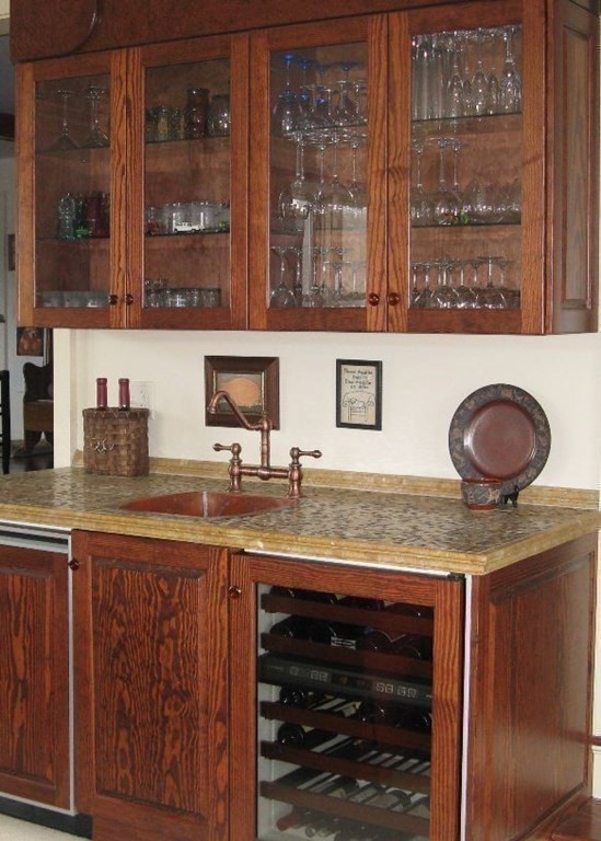 1125 N Road Hardwick, MA 01037 - Photo 26 of 41 a kitchen with a sink and a wooden cabinets